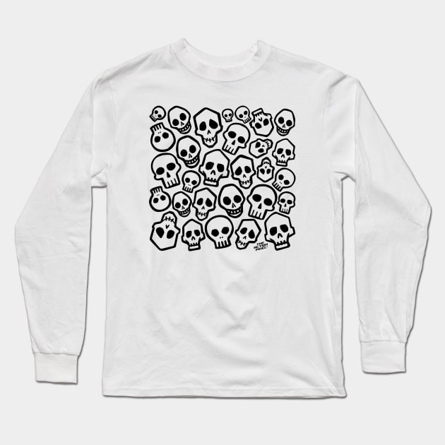 Skull Head Hunter Long Sleeve T-Shirt by TheActionPixel